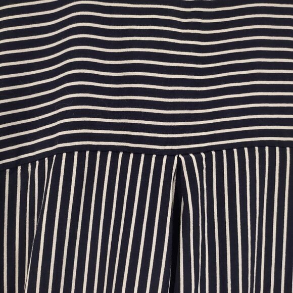 Gap Long Sleeve Striped Navy Blouse Size M - 3FOR$25 - - Picture 5 of 8